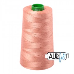 FIL COTON MAKO 40 AURIFIL 2215 Peach - Cône de 4700 mètres