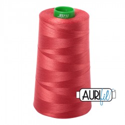 FIL COTON MAKO 40 AURIFIL 2255 Dark Red Orange - Cône de 4700 mètres