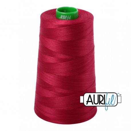 FIL COTON MAKO 40 AURIFIL 2260 Red Wine - Cône de 4700 mètres