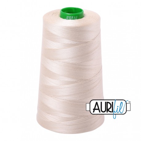 FIL COTON MAKO 40 AURIFIL 2310 Light Beige - Cône de 4700 mètres