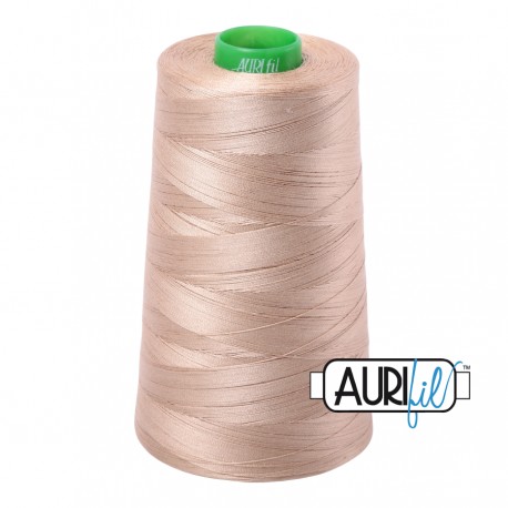 FIL COTON MAKO 40 AURIFIL 2326 Sand - Cône de 4700 mètres