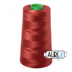 FIL COTON MAKO 40 AURIFIL 2385 Terracotta - Cône de 4700 mètres