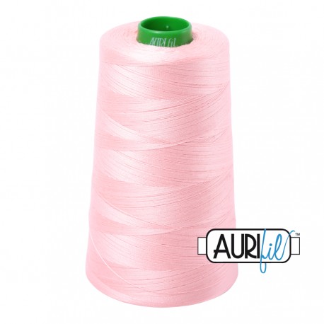 FIL COTON MAKO 40 AURIFIL 2415 Blush - Cône de 4700 mètres