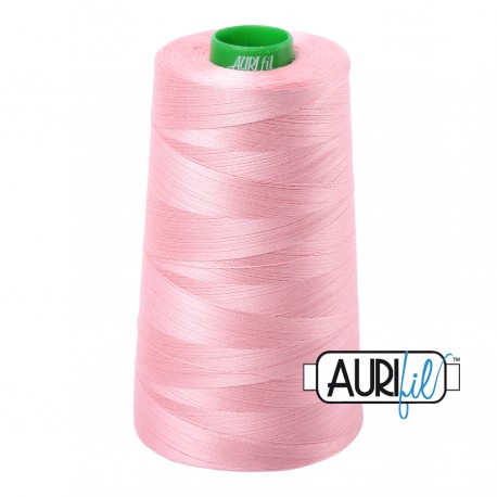 FIL COTON MAKO 40 AURIFIL 2437 Light Peony - Cône de 4700 mètres