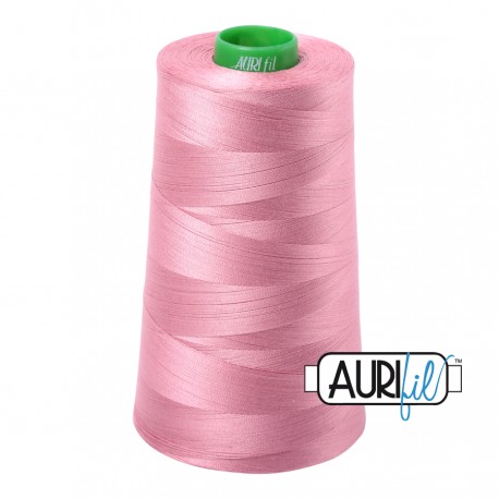 FIL COTON MAKO 40 AURIFIL 2445 Victorian Rose - Cône de 4700 mètres