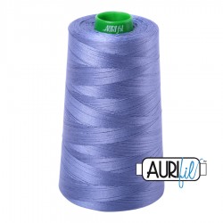 FIL COTON MAKO 40 AURIFIL 2525 Dusty Blue Violet - Cône de 4700 mètres