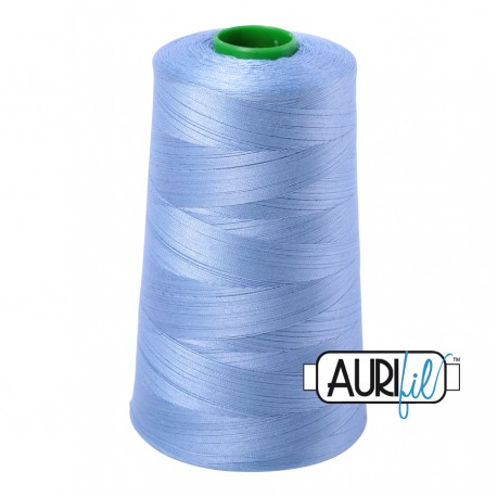 FIL COTON MAKO 40 AURIFIL 2720 Light Delft Blue - Cône de 4700 mètres