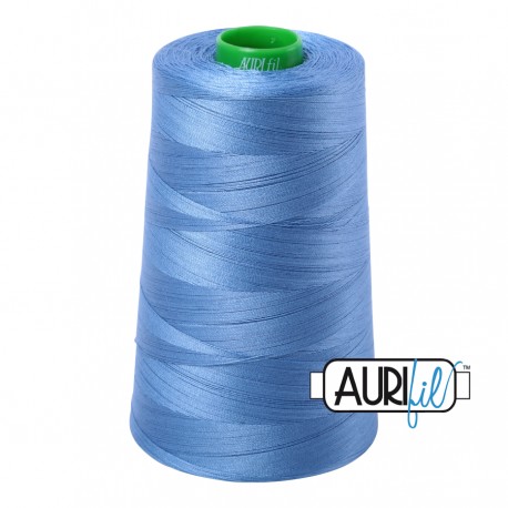 FIL COTON MAKO 40 AURIFIL 2725 Light Wedgewood - Cône de 4700 mètres