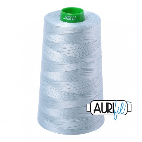 FIL COTON MAKO 40 AURIFIL 2847 Bright Grey Blue - Cône de 4700 mètres