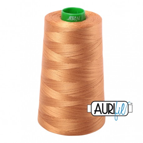 FIL COTON MAKO 40 AURIFIL 2930 Golden Toast - Cône de 4700 mètres