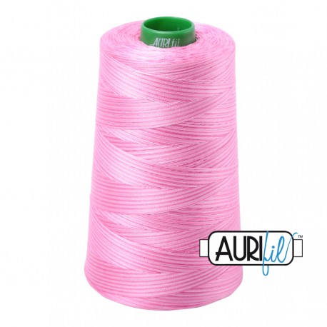 FIL COTON MAKO 40 AURIFIL 3660 Bubblegum - Cône de 4700 mètres