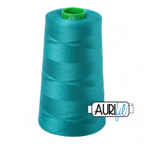 FIL COTON MAKO 40 AURIFIL 4093 Jade - Cône de 4700 mètres