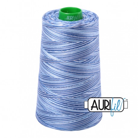 FIL COTON MAKO 40 AURIFIL 4655 Storm at Sea - Cône de 4700 mètres