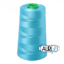 FIL COTON MAKO 40 AURIFIL 5005 Bright Turquoise - Cône de 4700 mètres