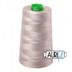 FIL COTON MAKO 40 AURIFIL 5011 Rope Beige - Cône de 4700 mètres