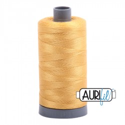 FIL COTON MAKO 28 AURIFIL 2134 Spun Gold - Grosse bobine de 750 mètres