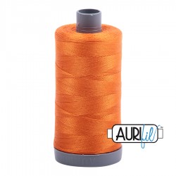 FIL COTON MAKO 28 AURIFIL 2150 Pumpkin - Grosse bobine de 750 mètres