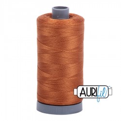 FIL COTON MAKO 28 AURIFIL 2155 Cinnamon - Grosse bobine de 750 mètres