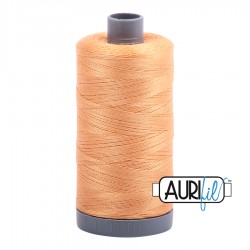 FIL COTON MAKO 28 AURIFIL 2214 Golden Honey - Grosse bobine de 750 mètres