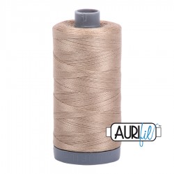 FIL COTON MAKO 28 AURIFIL 2325 Linen - Grosse bobine de 750 mètres