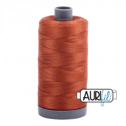 FIL COTON MAKO 28 AURIFIL 2390 Cinnamon Toast - Grosse bobine de 750 mètres