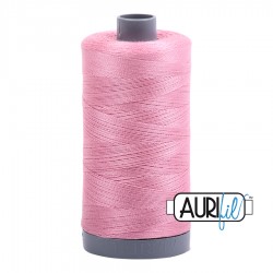 FIL COTON MAKO 28 AURIFIL 2430 Antique Rose - Grosse bobine de 750 mètres