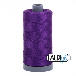 FIL COTON MAKO 28 AURIFIL 2545 Medium Purple - Grosse bobine de 750 mètres