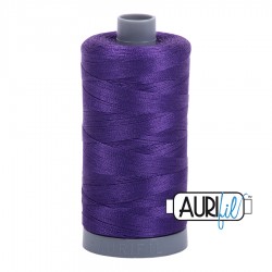 FIL COTON MAKO 28 AURIFIL 2582 Dark Violet - Grosse bobine de 750 mètres