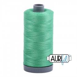 FIL COTON MAKO 28 AURIFIL 2860 Light Emerald - Grosse bobine de 750 mètres