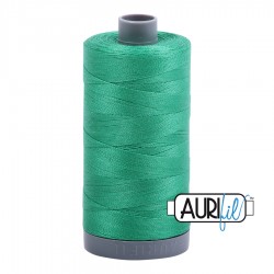 FIL COTON MAKO 28 AURIFIL 2865 Emerald - Grosse bobine de 750 mètres