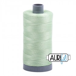 FIL COTON MAKO 28 AURIFIL 2880 Pale Green - Grosse bobine de 750 mètres