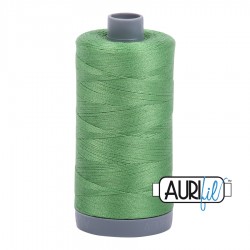 FIL COTON MAKO 28 AURIFIL 2884 Green Yellow - Grosse bobine de 750 mètres