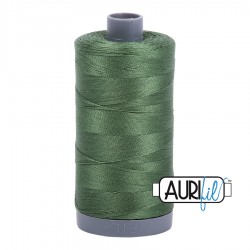 FIL COTON MAKO 28 AURIFIL 2890 Very Dark Grass Green - Grosse bobine de 750 mètres