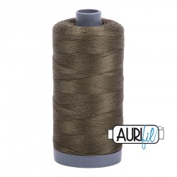 FIL COTON MAKO 28 AURIFIL 2905 Army Green - Grosse bobine de 750 mètres