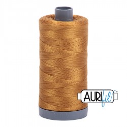 FIL COTON MAKO 28 AURIFIL 2975 Brass - Grosse bobine de 750 mètres