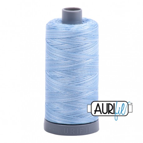 FIL COTON MAKO 28 AURIFIL 3770 Stonewashed Denim - Grosse bobine de 750 mètres