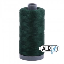 FIL COTON MAKO 28 AURIFIL 4026 Forest Green - Grosse bobine de 750 mètres