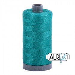 FIL COTON MAKO 28 AURIFIL 4093 Jade - Grosse bobine de 750 mètres