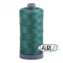 FIL COTON MAKO 28 AURIFIL 4129 Turf Green - Grosse bobine de 750 mètres