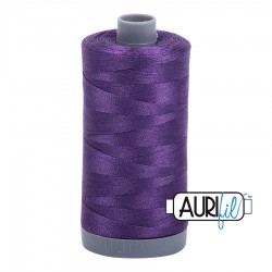 FIL COTON MAKO 28 AURIFIL 4225 Eggplant - Grosse bobine de 750 mètres