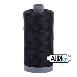 FIL COTON MAKO 28 AURIFIL 4241 Very Dark Grey - Grosse bobine de 750 mètres