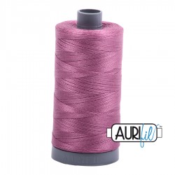 FIL COTON MAKO 28 AURIFIL 5003 Wine - Grosse bobine de 750 mètres