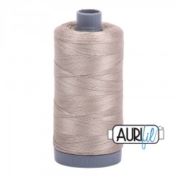 FIL COTON MAKO 28 AURIFIL 5011 Rope Beige - Grosse bobine de 750 mètres