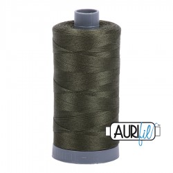 FIL COTON MAKO 28 AURIFIL 5012 Dark Green - Grosse bobine de 750 mètres