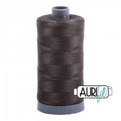 FIL COTON MAKO 28 AURIFIL 5013 Asphalt - Grosse bobine de 750 mètres