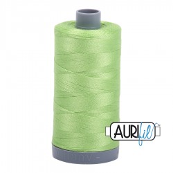 FIL COTON MAKO 28 AURIFIL 5017 Shining Green - Grosse bobine de 750 mètres