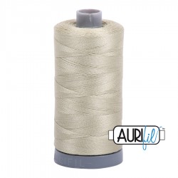 FIL COTON MAKO 28 AURIFIL 5020 Light Military Green - Grosse bobine de 750 mètres