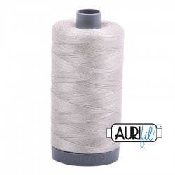 FIL COTON MAKO 28 AURIFIL 6724 Moonshine - Grosse bobine de 750 mètres