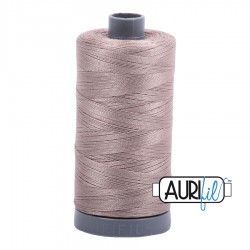 FIL COTON MAKO 28 AURIFIL 6730 Steampunk - Grosse bobine de 750 mètres