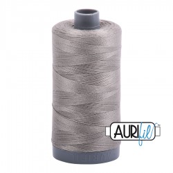 FIL COTON MAKO 28 AURIFIL 6732 Earl Grey - Grosse bobine de 750 mètres